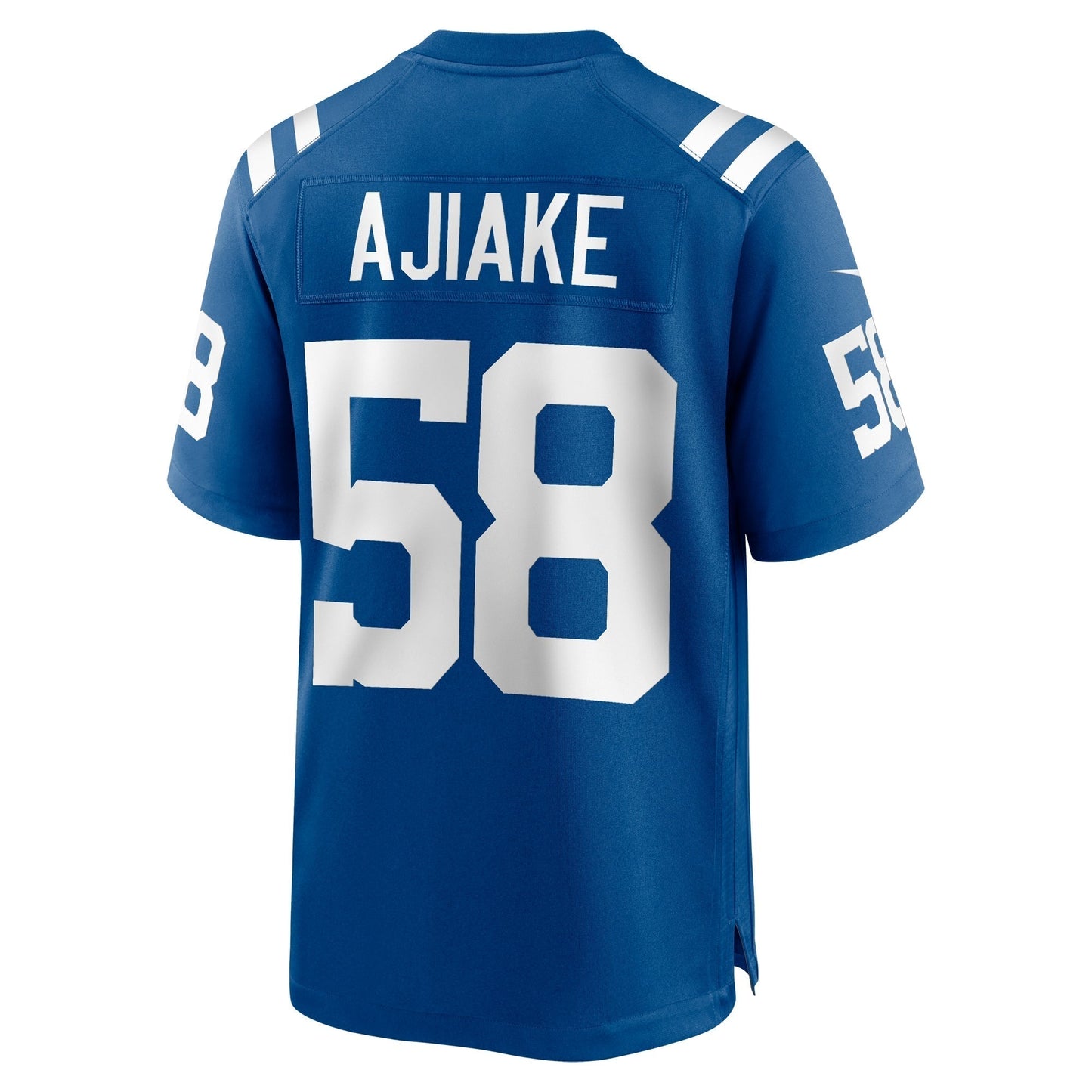 Austin Ajiake Indianapolis Colts Game Jersey - Royal football jersey product view 3