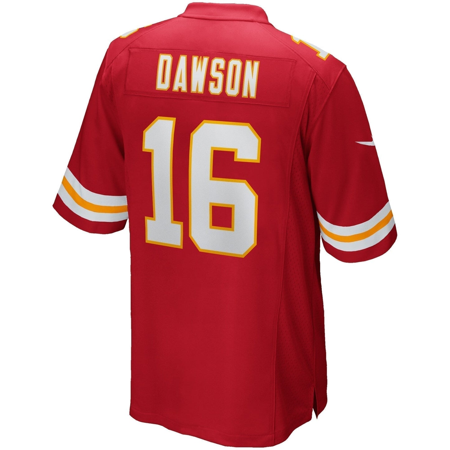 Len Dawson Kansas City Chiefs Game Retired Jersey - Red football jersey product view 3