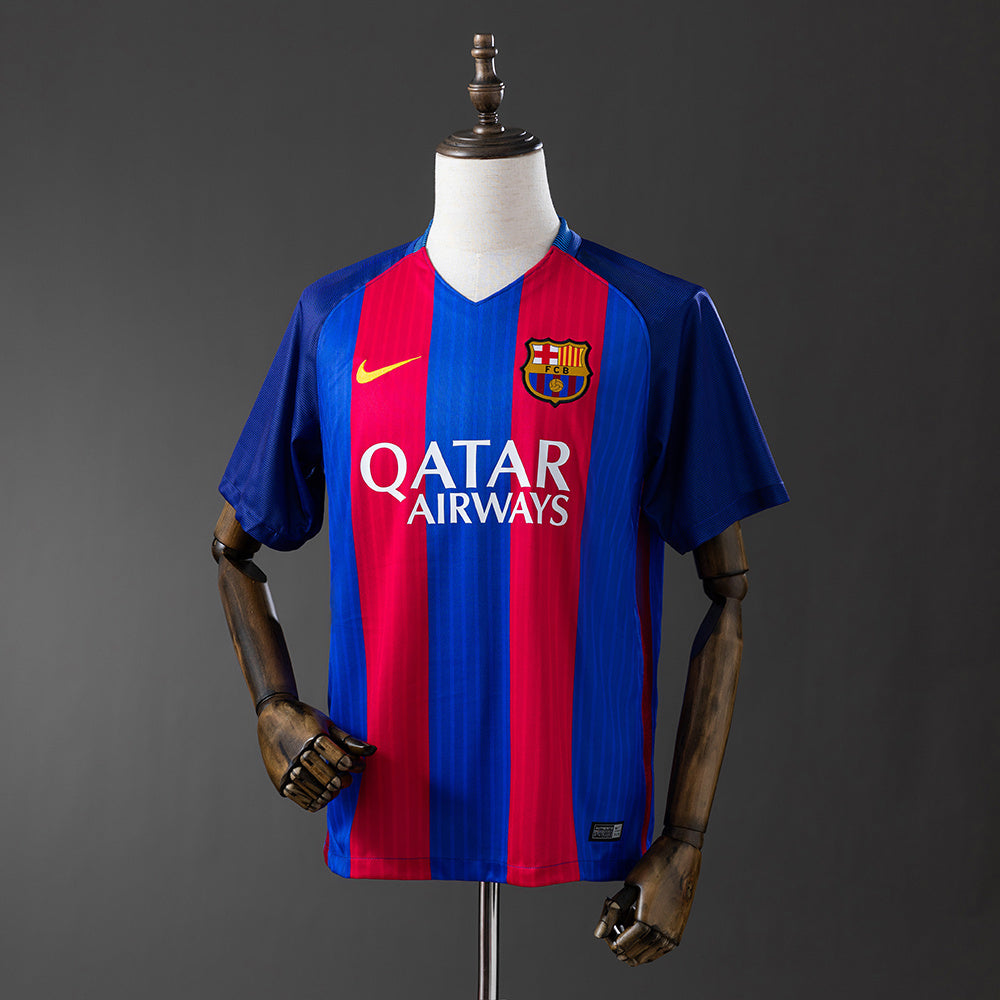 Barcelona 16/17 Home Retro Jersey sports jersey product view 1
