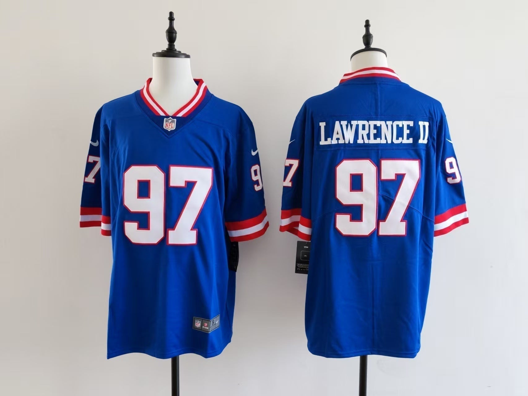 Men's New York Giants Dexter Lawrence II Jersey football jersey product view 1
