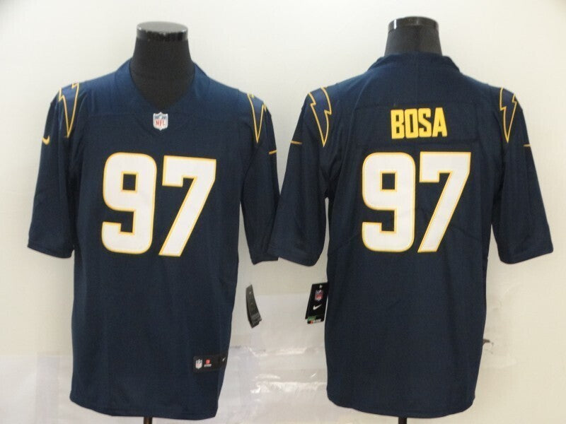 Men's San Diego Chargers Joey Bosa Jersey-Dark blue football jersey product view 1
