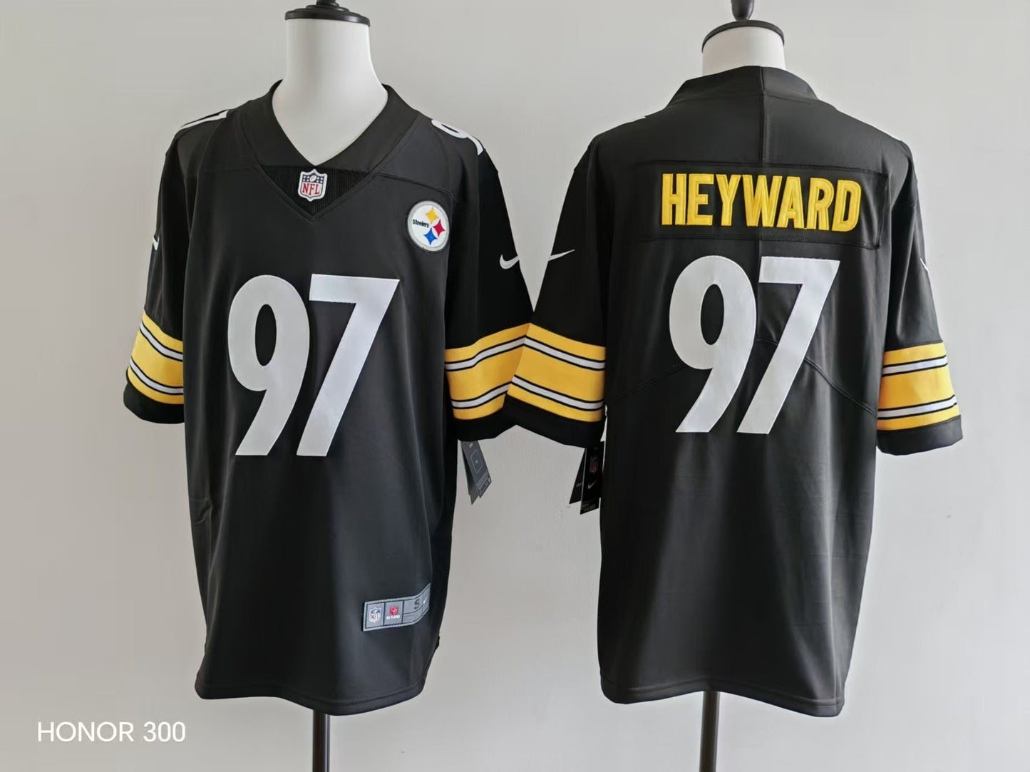 Men's Pittsburgh Steelers Cam Heyward Jersey - Black football jersey product view 1