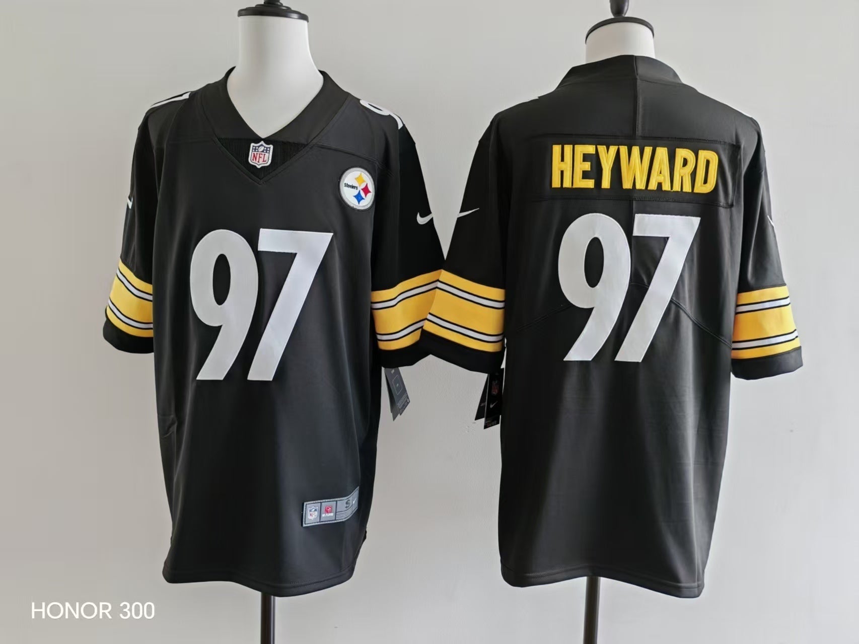 Men's Pittsburgh Steelers Cam Heyward Jersey - Black football jersey product view 1