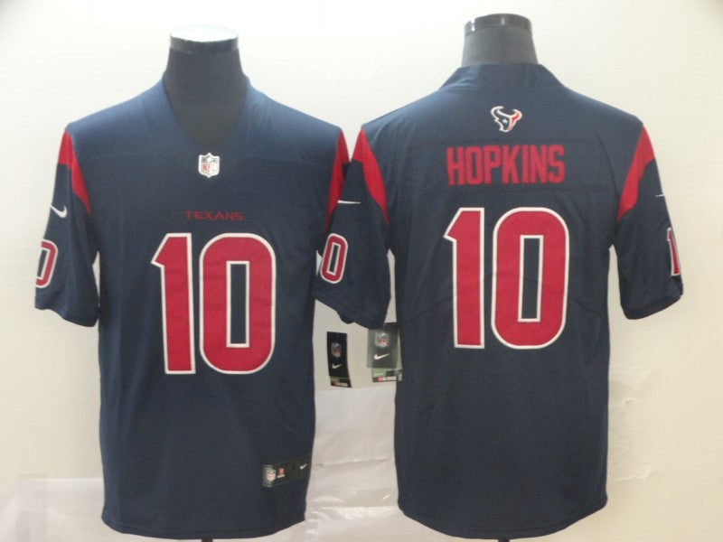 Men's Houston Texans DeAndre Hopkins Navy Game Player Jersey football jersey product view 1