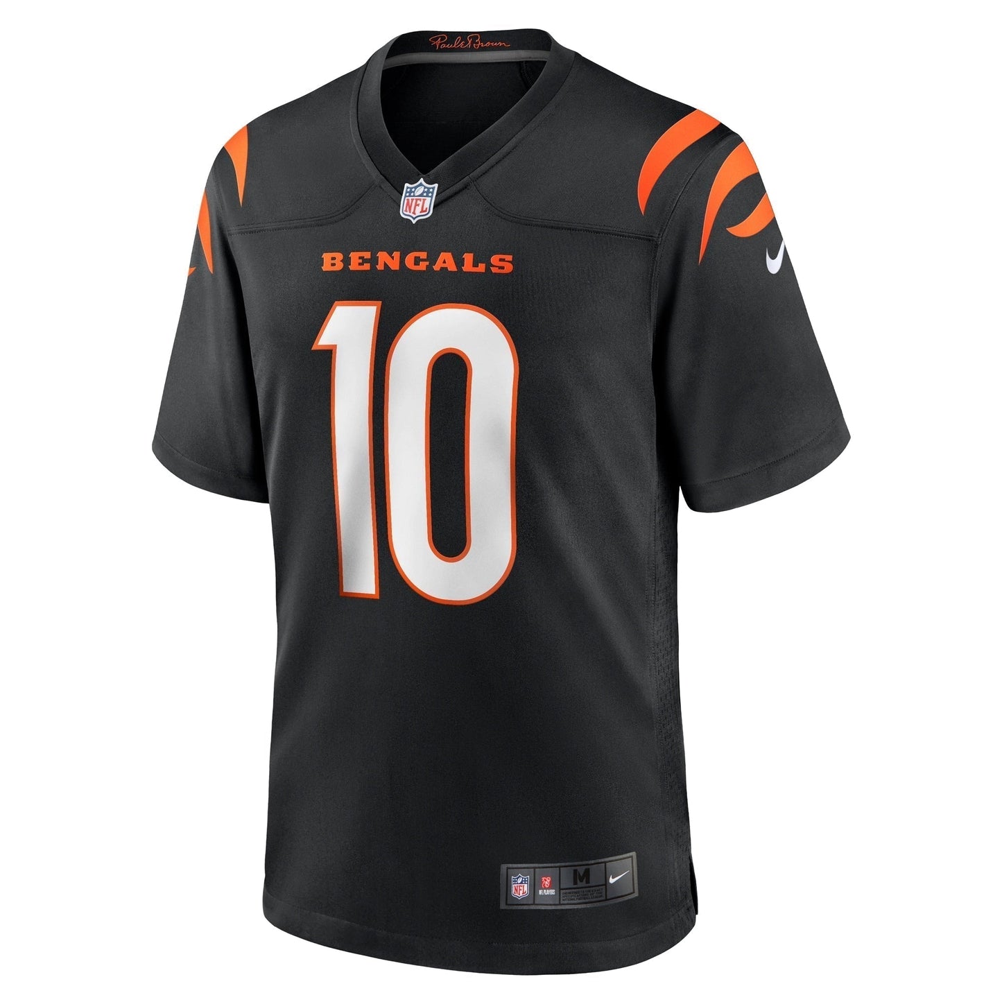 Brad Robbins Cincinnati Bengals Team Game Jersey - Black football jersey product view 2