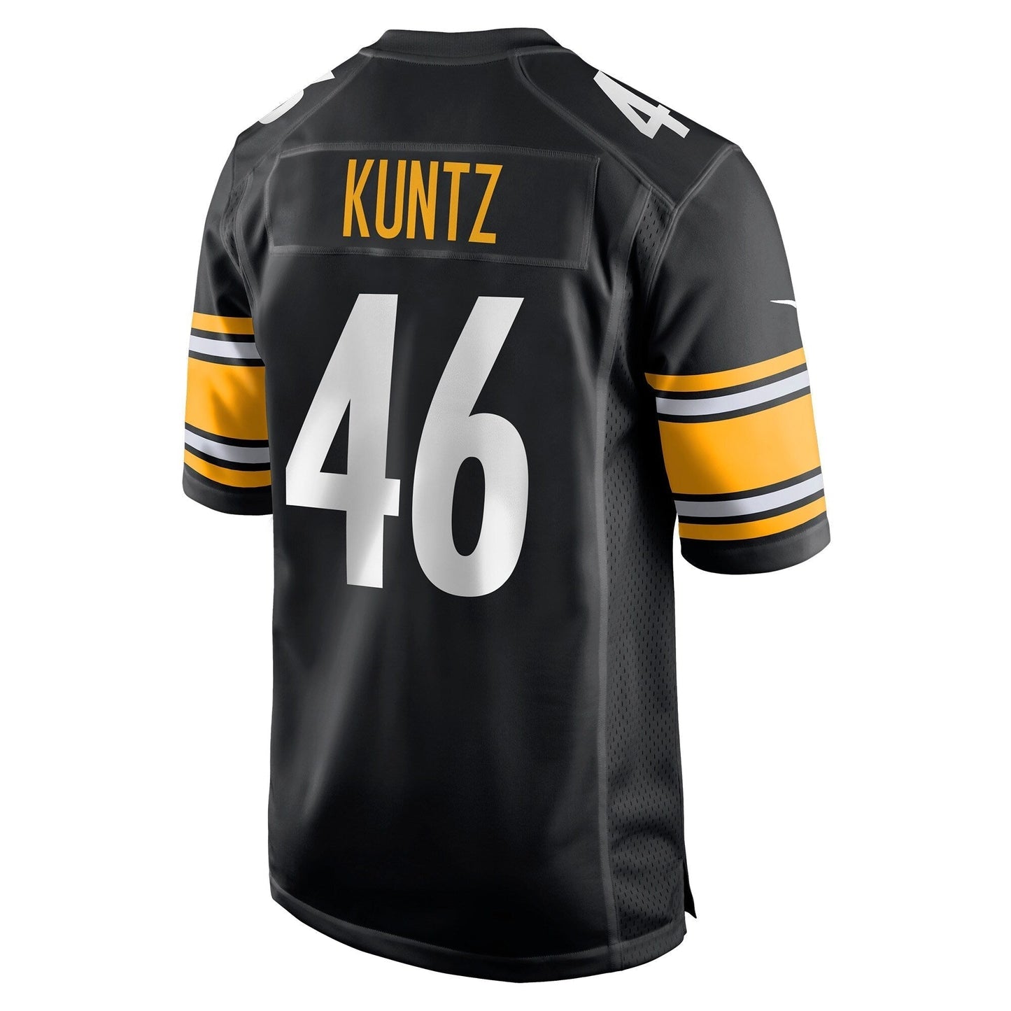 Christian Kuntz Pittsburgh Steelers Game Jersey - Black football jersey product view 3
