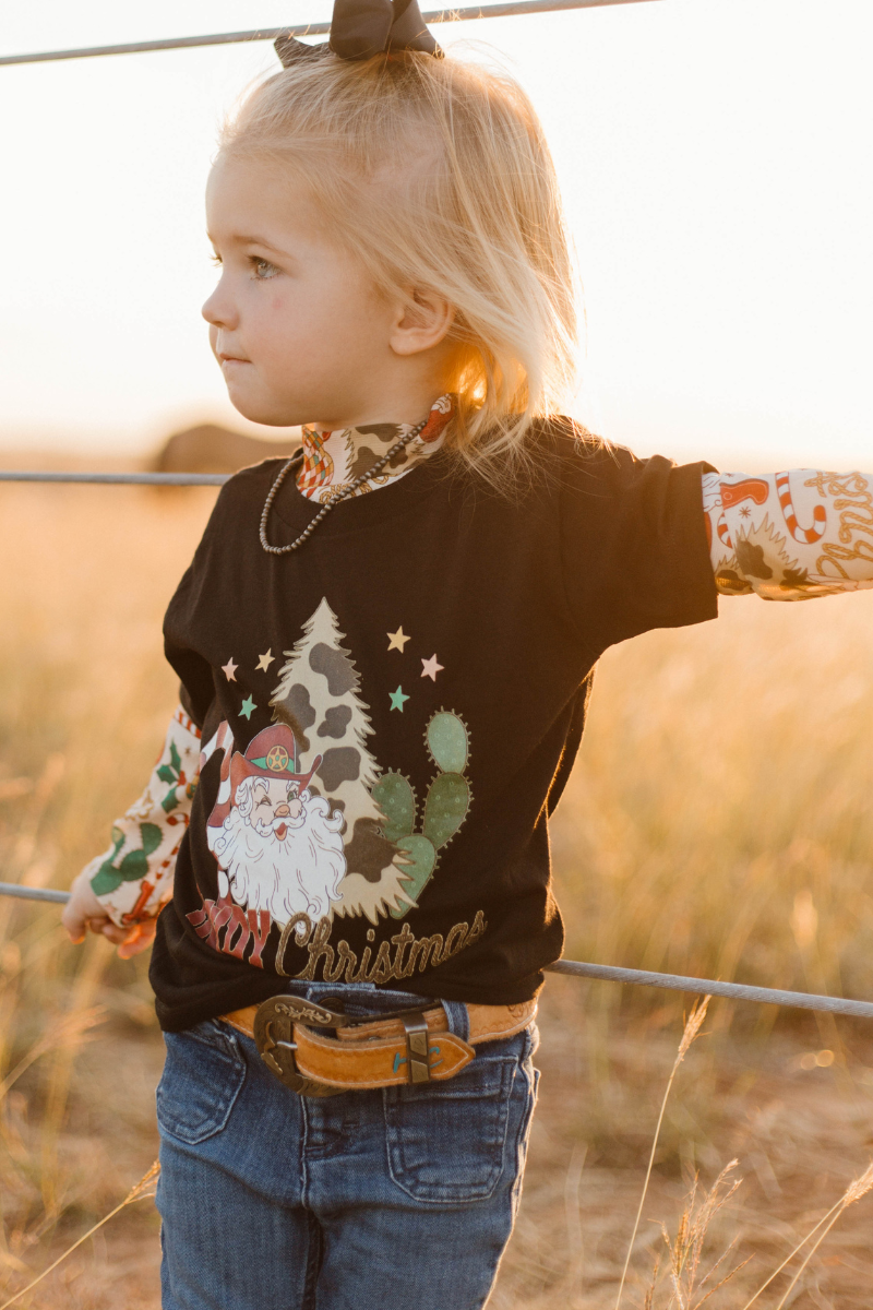 Mini Howdy Santa Tee Unisex T-shirt, Sweatshirt, Hoodie, Long Sleeve Tee - T-Shirt, Sweatshirt, Hoodie