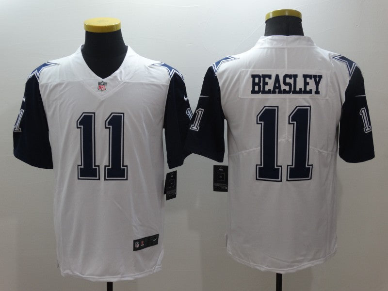 Men's Dallas Cowboys Cole Beasley #11 White Game Player Jersey1 football jersey product view 1