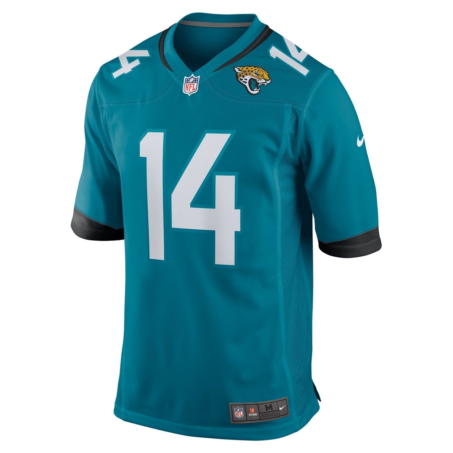 Elijah Cooks Jacksonville Jaguars Team Game Jersey - Teal football jersey product view 2