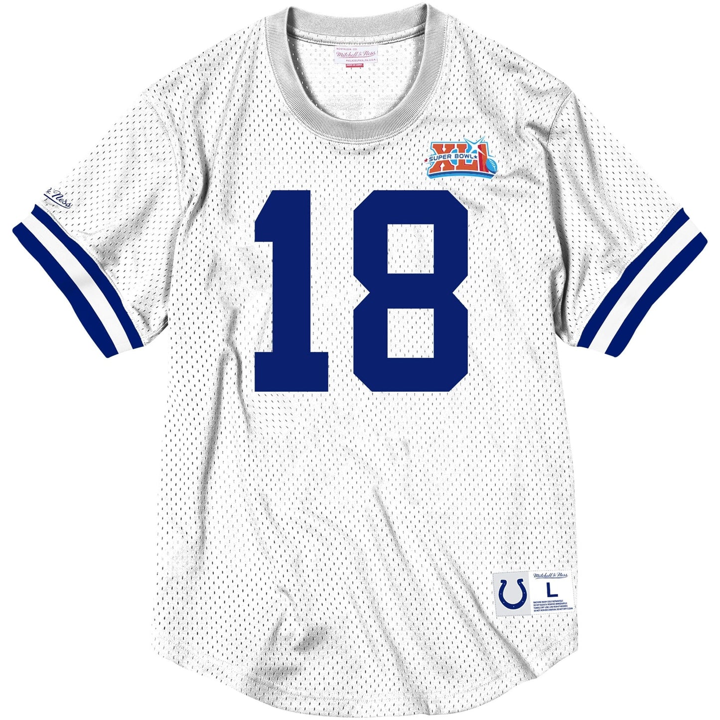 Indianapolis Colts Mesh Crew football jersey product view 2