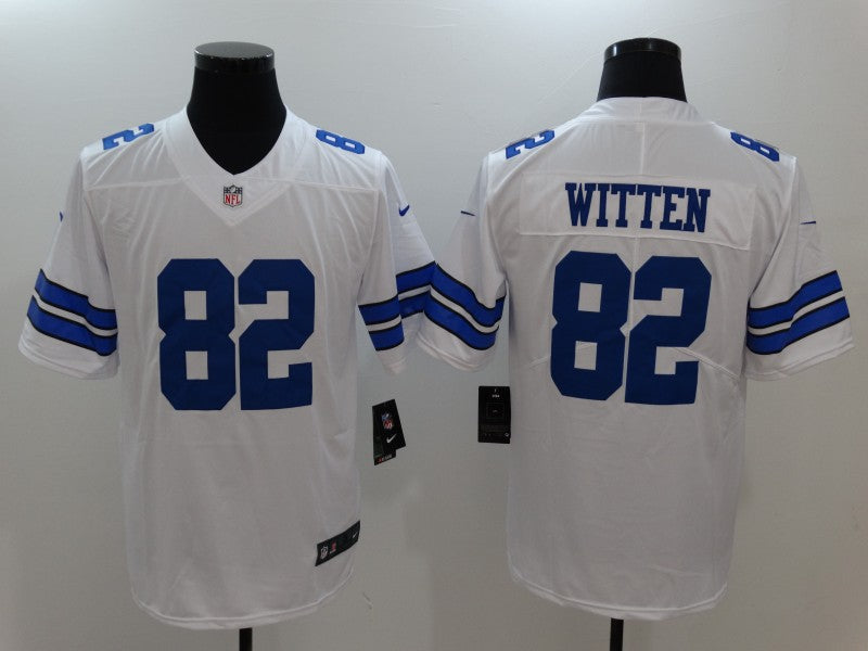 Men's Dallas Cowboys Jason Witten #82 White Fashion Game Jersey1 football jersey product view 1