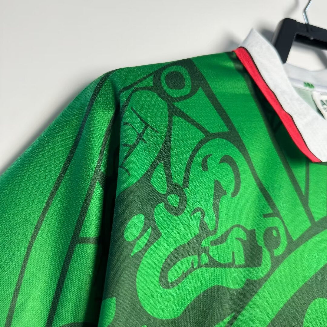 1998 Mexico Home Retro Jersey sports jersey product view 3