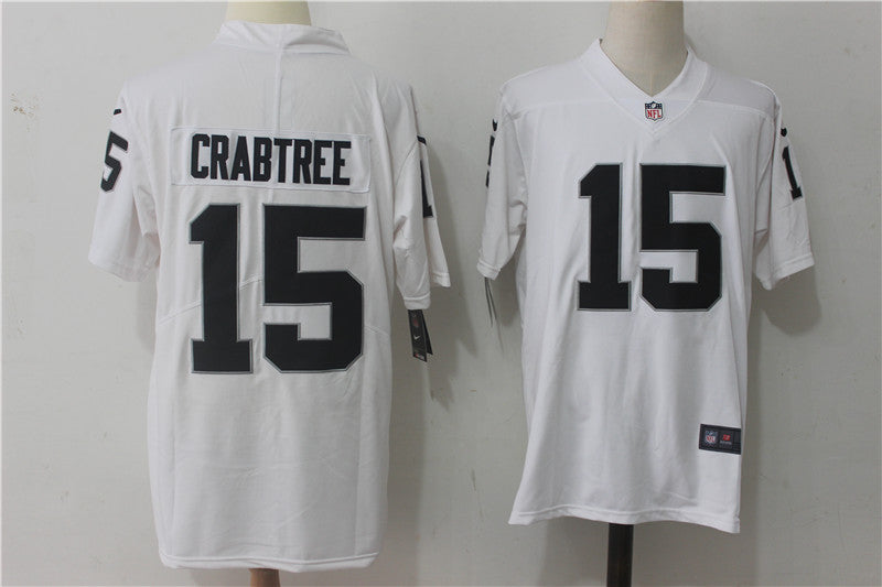 Men's Las Vegas Raiders Michael Crabtree White Game Player Jersey football jersey product view 1