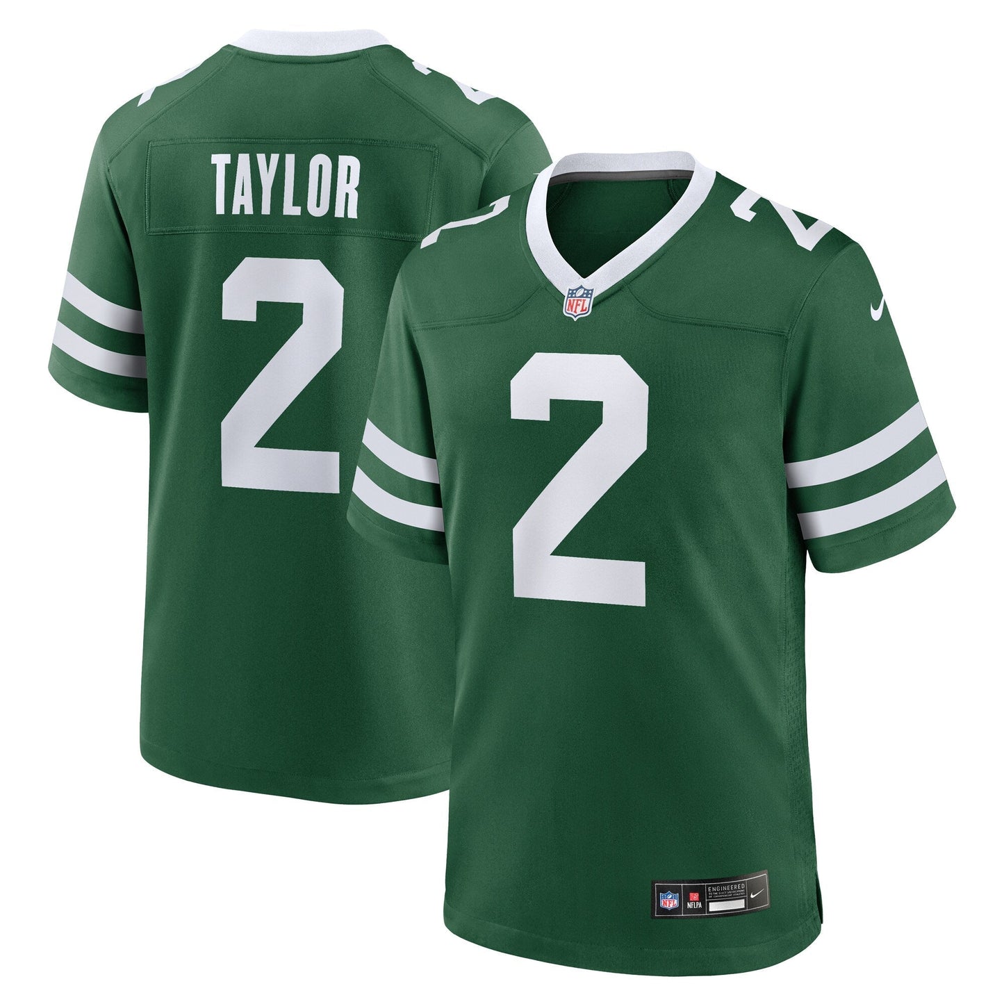 Tyrod Taylor New York Jets Team Game Jersey - Legacy Green football jersey product view 1