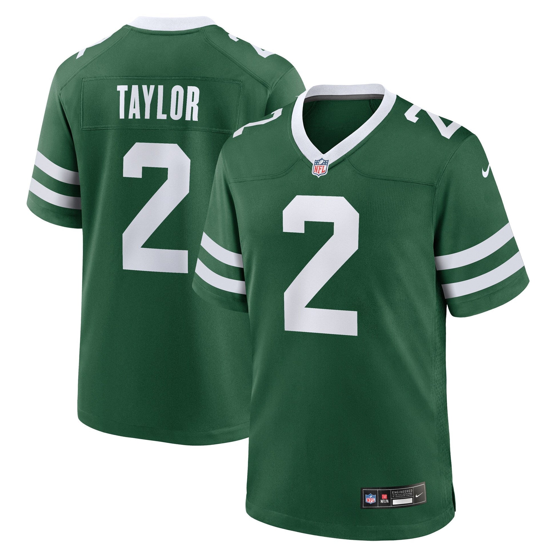 Tyrod Taylor New York Jets Team Game Jersey - Legacy Green football jersey product view 1