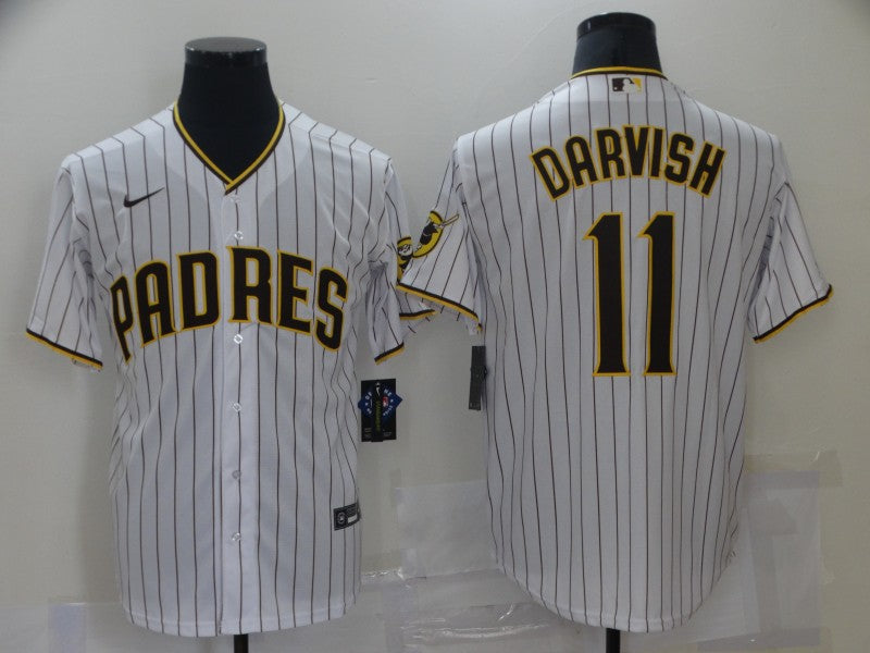 Men's San Diego Padres Yu Darvish White Stitched Jersey baseball jersey product view 1