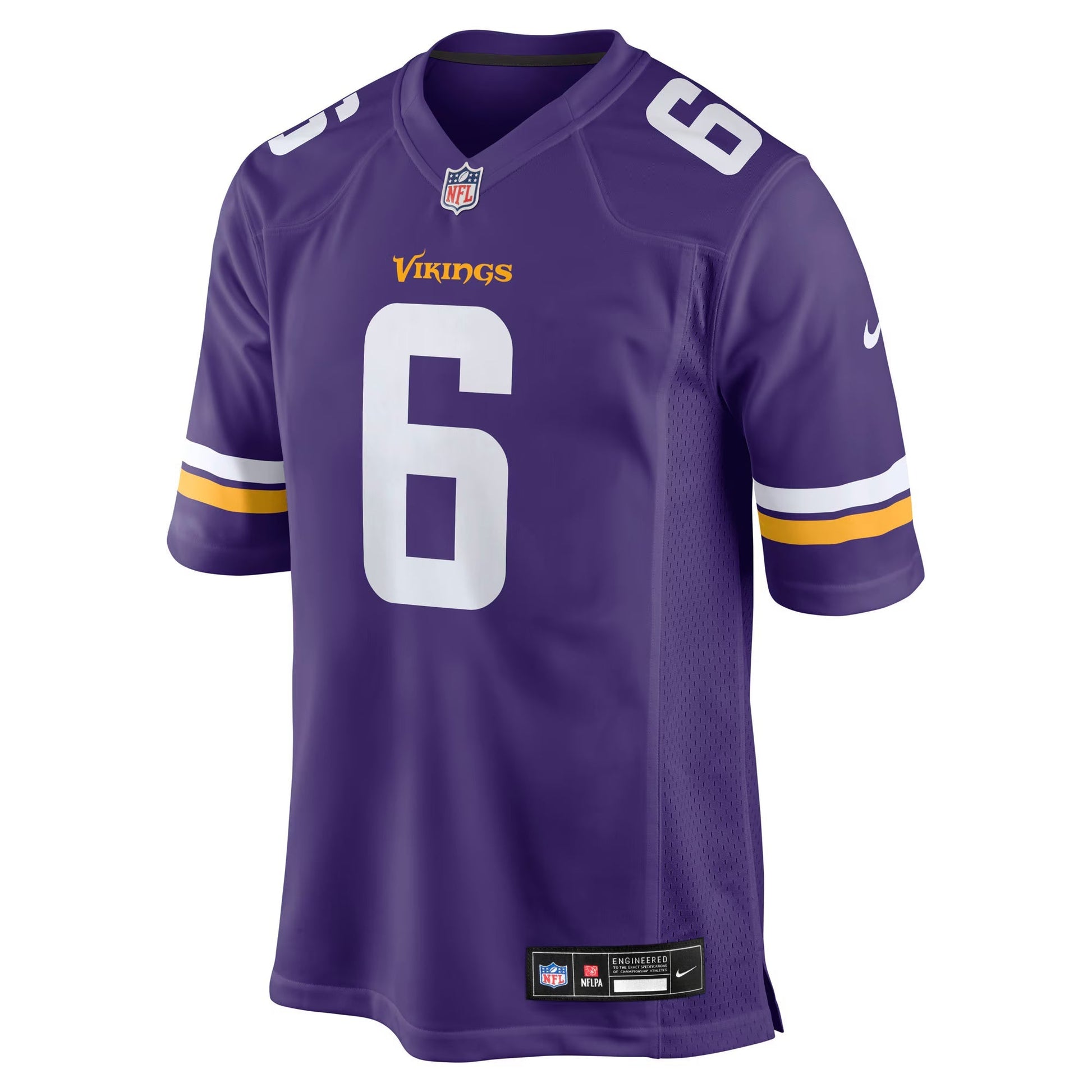 Minnesota Vikings Dwight McGlothern Purple Team Game Jersey football jersey product view 1