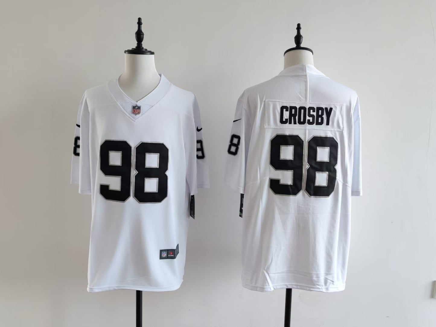 Men's Oakland Raiders Maxx Crosby Jersey - White football jersey product view 1
