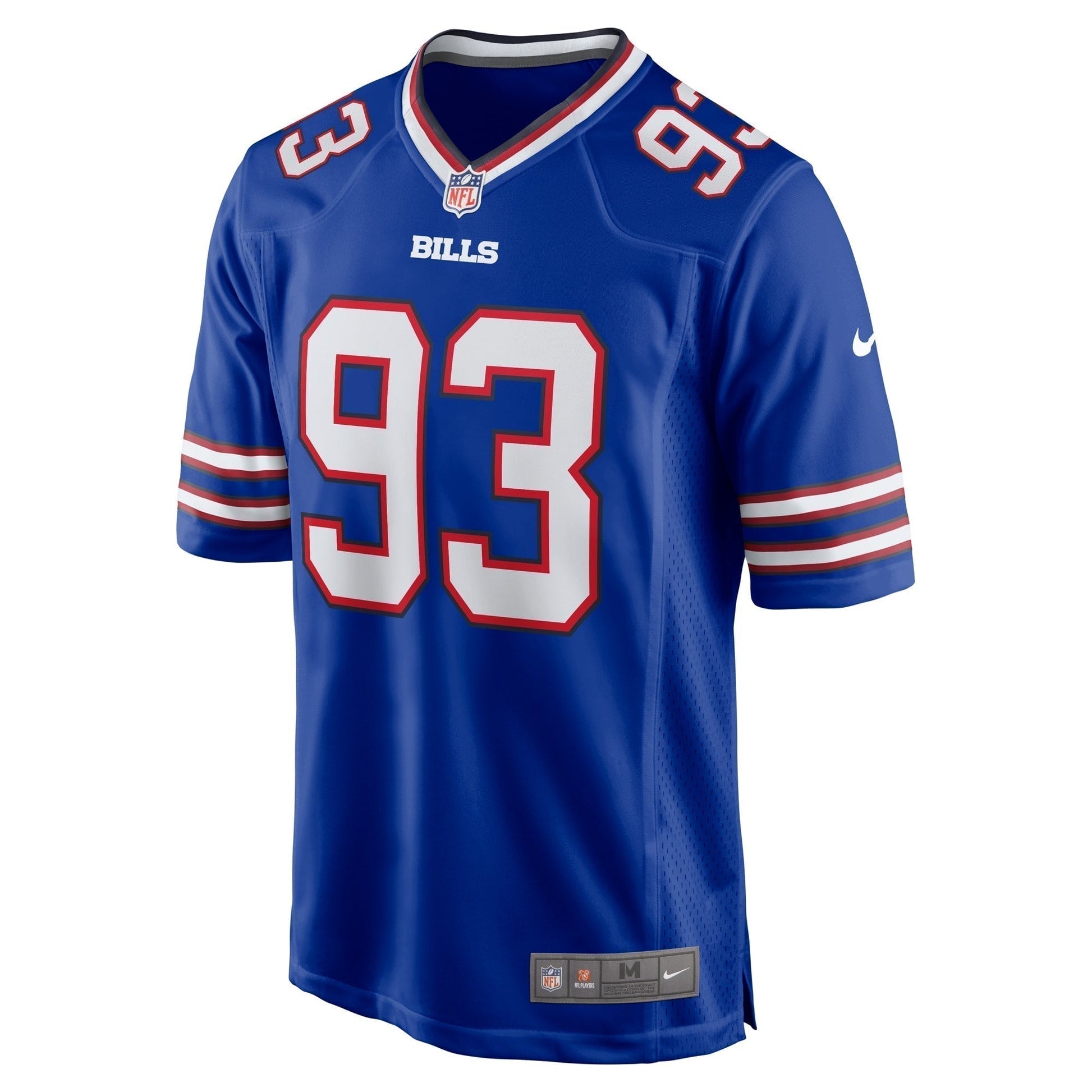 DeShawn Williams Buffalo Bills Game Jersey - Royal football jersey product view 2