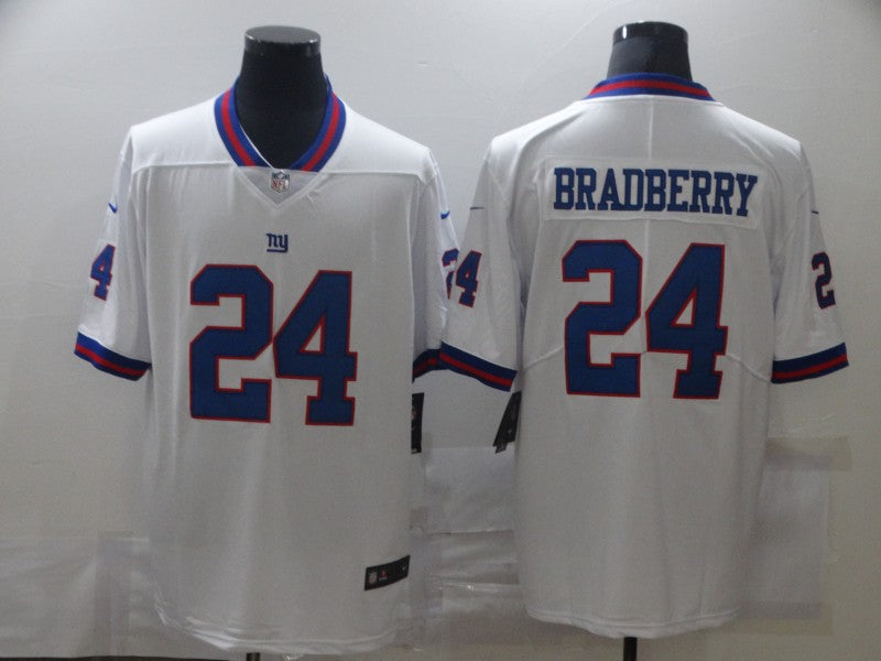 Men's New York Giants James Bradberry White Game Jersey football jersey product view 1