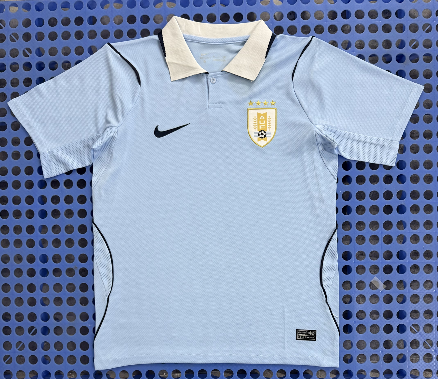 2026 Uruguay World Cup Home Jersey sports jersey product view 1