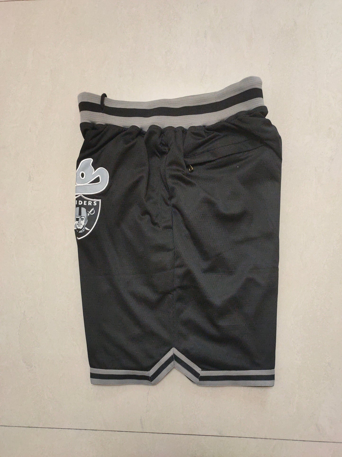 JUST DON Las Vegas Raiders Pocket Shorts football jersey product view 3