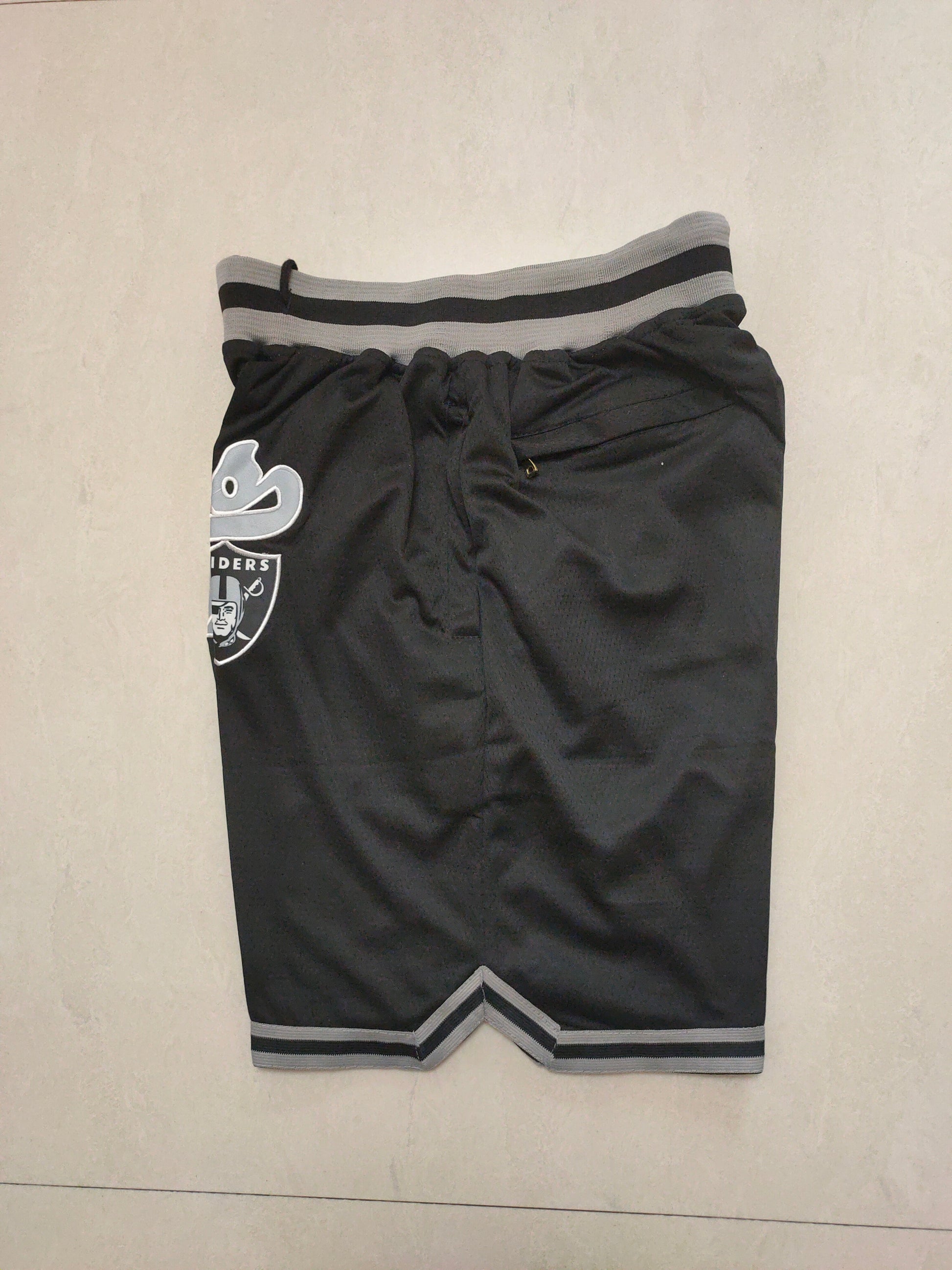 JUST DON Las Vegas Raiders Pocket Shorts football jersey product view 3