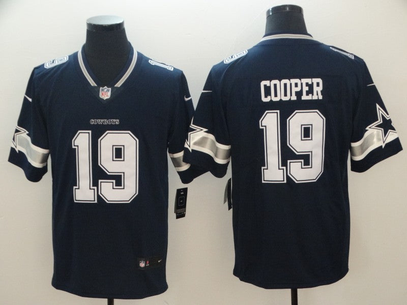 Men's Dallas Cowboys Amari Cooper Navy Game Player Jersey football jersey product view 1