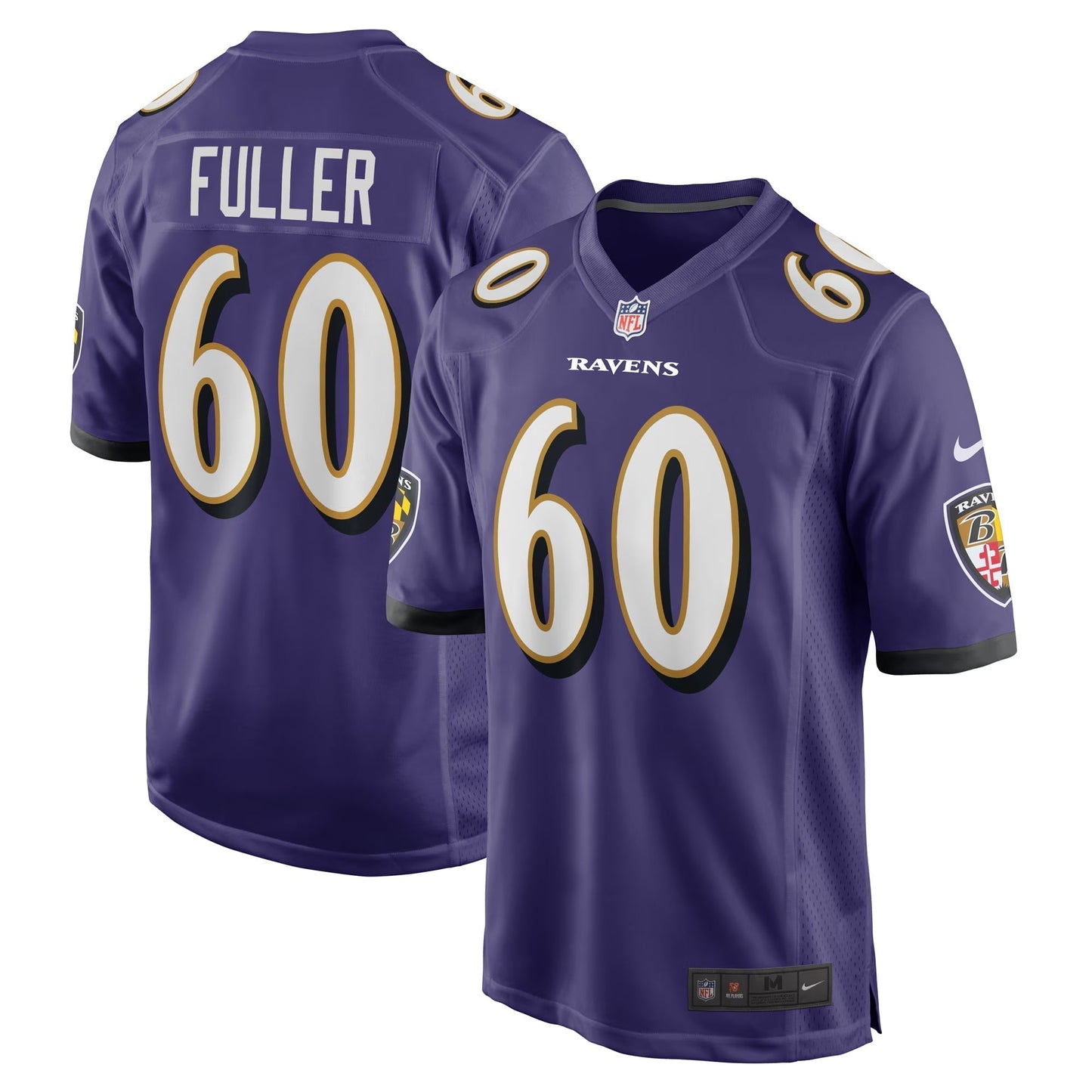 Baltimore Ravens Kyle Fuller Purple Game Jersey football jersey product view 1