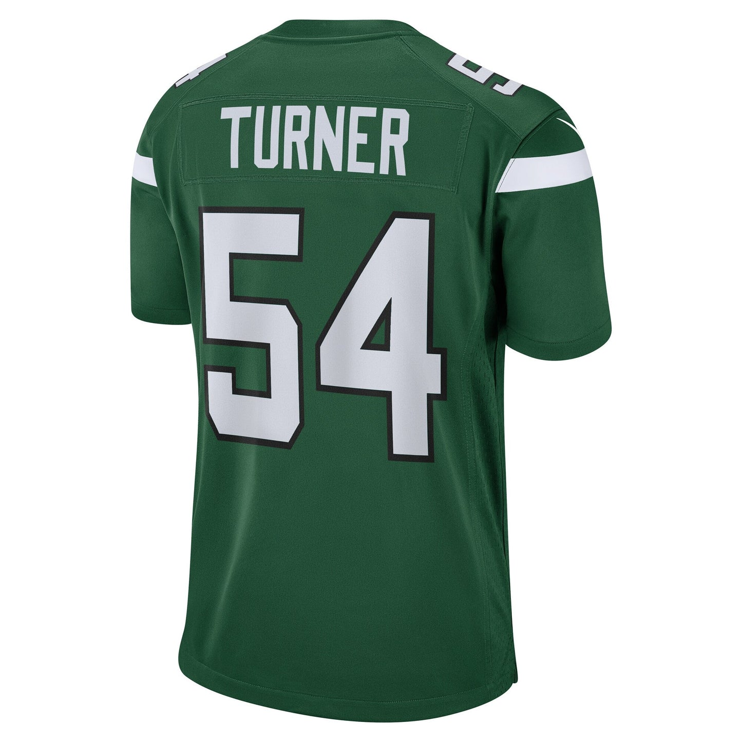 Billy Turner New York Jets Game Jersey - Gotham Green football jersey product view 3