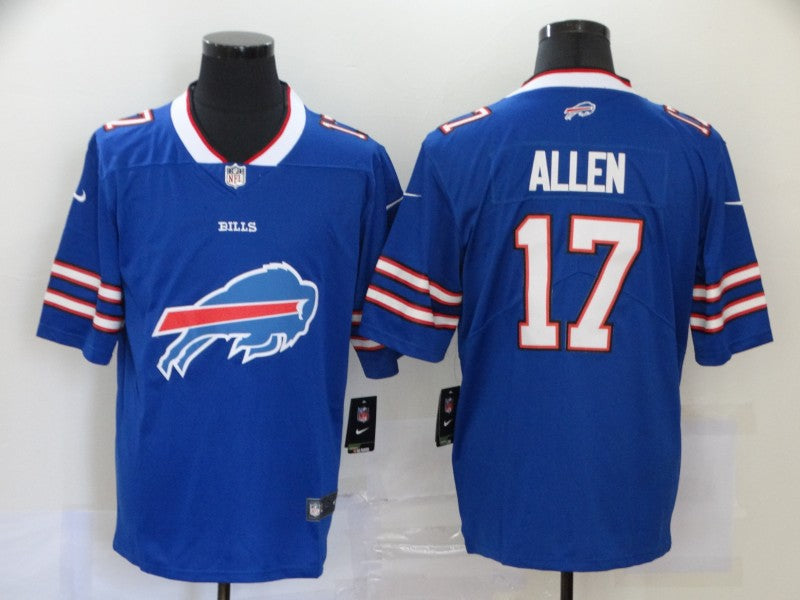 Men's Buffalo Bills Josh Allen #17 Blue Game Player Jersey1 football jersey product view 1