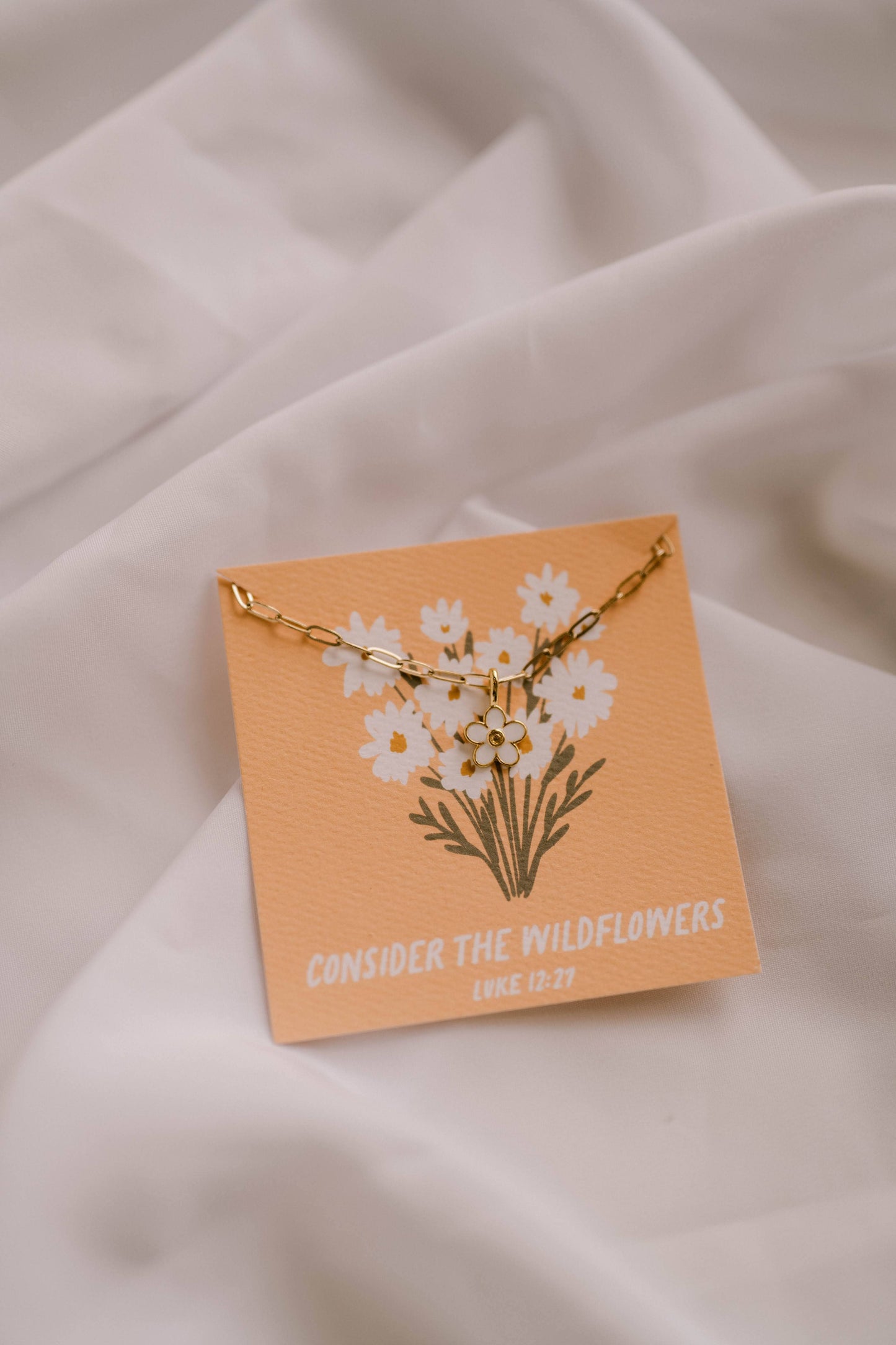 Consider the Wildflowers Charm Necklace I Christian Jewelry Unisex T-shirt, Sweatshirt, Hoodie, Long Sleeve Tee - T-Shirt, Sweatshirt, Hoodie