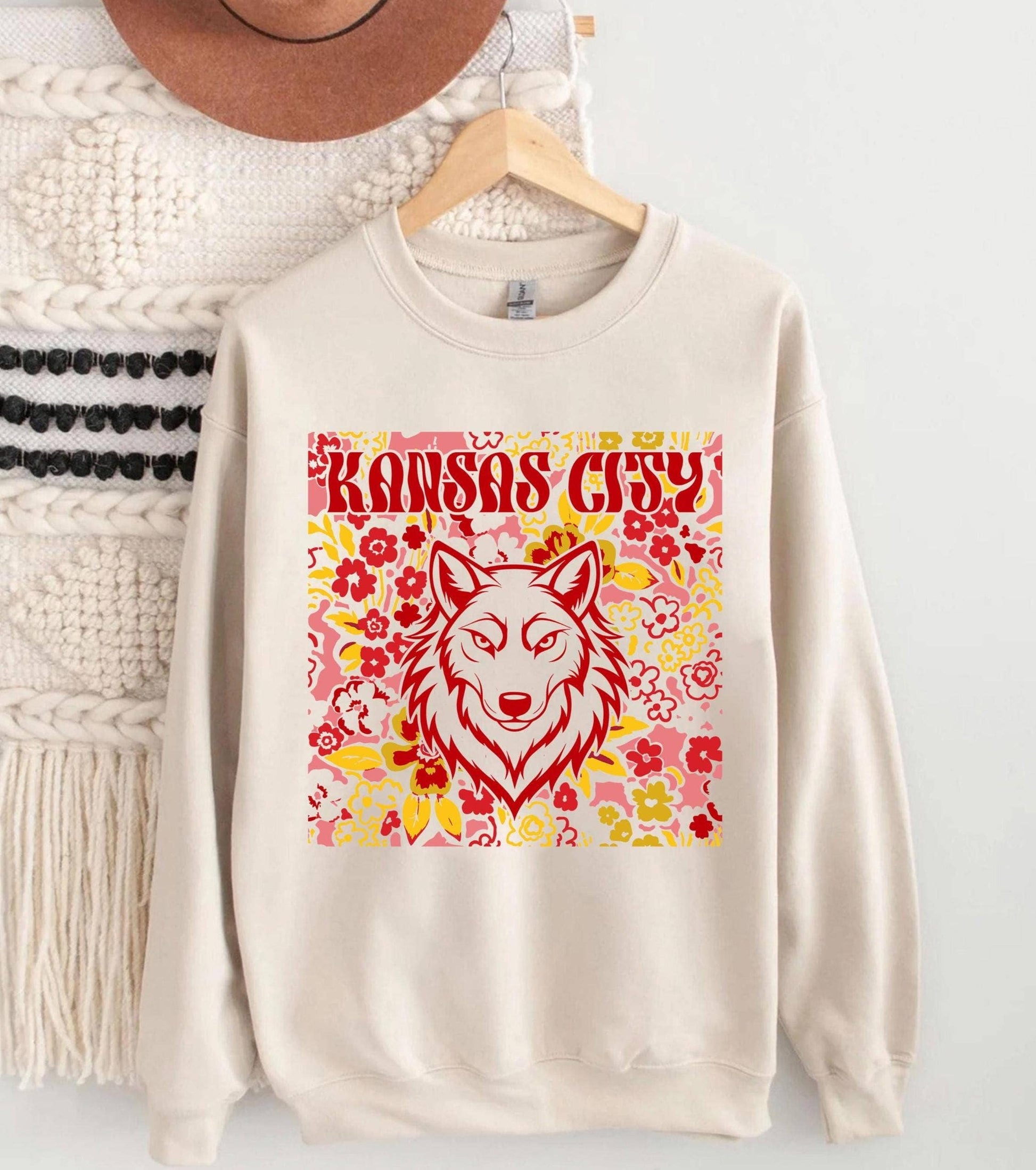 Kansas City Football Mascot Sweatshirt, Game Day Shirts Unisex T-shirt, Sweatshirt, Hoodie, Long Sleeve Tee - T-Shirt, Sweatshirt, Hoodie