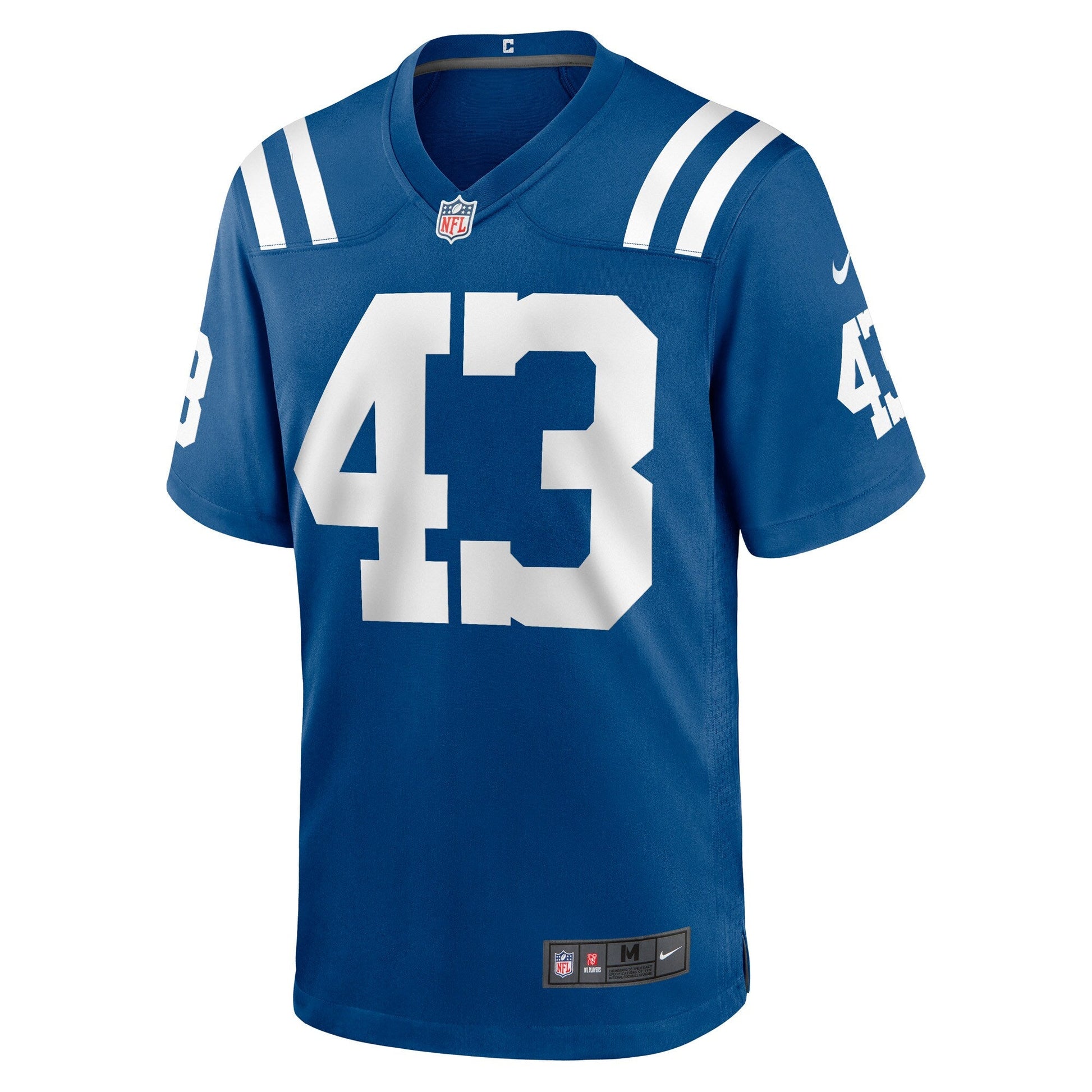 Trevor Denbow Indianapolis Colts Game Jersey - Royal football jersey product view 2