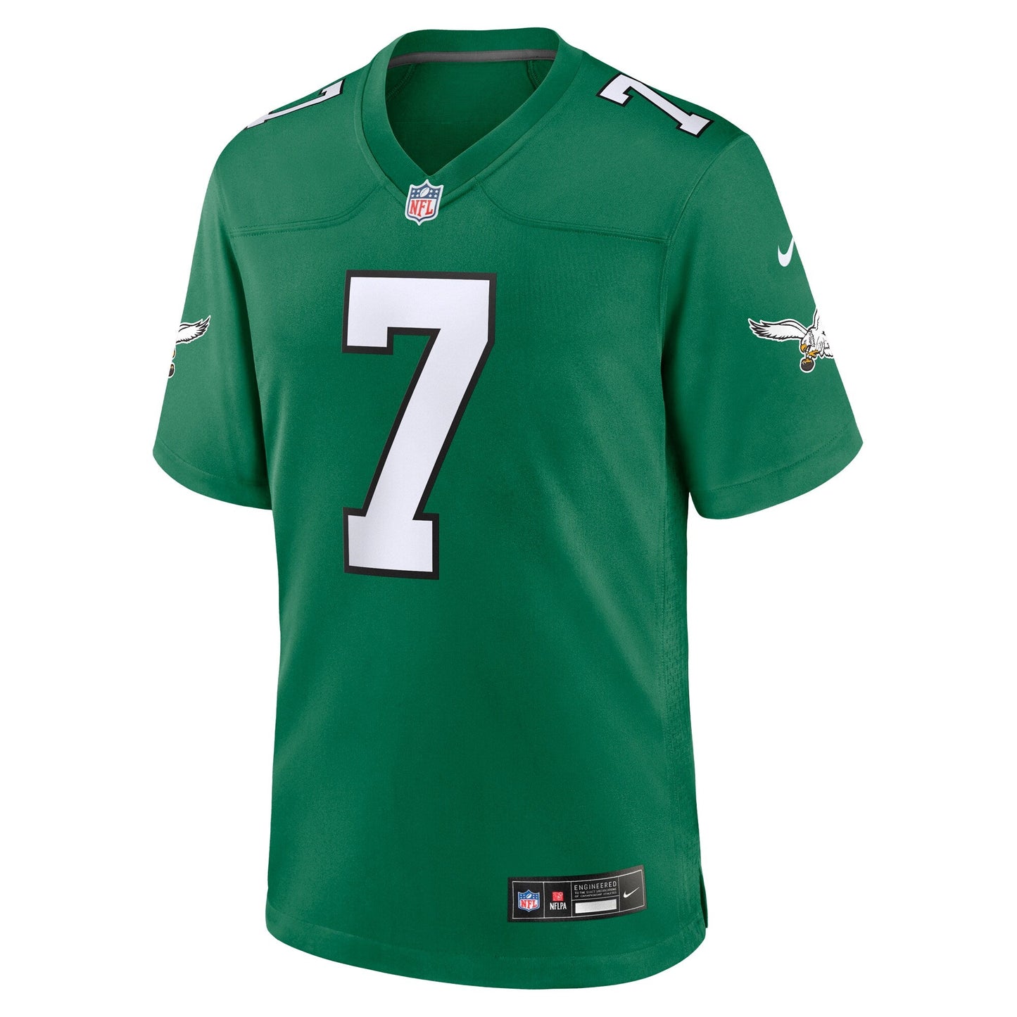 Philadelphia Eagles Ron Jaworski Kelly Green Retired Player Alternate Game Jersey football jersey product view 1