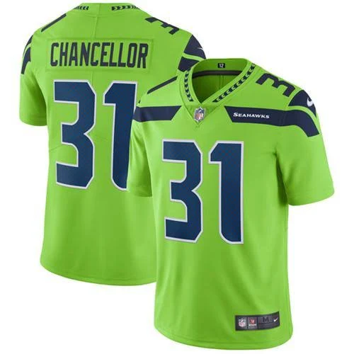 Kam Chancellor seahawks 31 color rush jersey football jersey product view 1