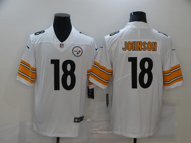 Men's Pittsburgh Steelers Diontae Johnson White Game Jersey football jersey product view 1