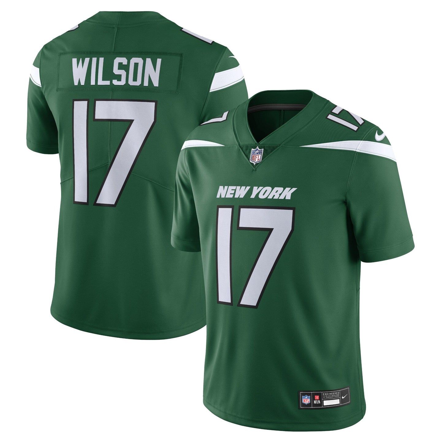 Garrett Wilson New York Jets Vapor Untouchable Limited Jersey - Gotham Green football jersey product view 1