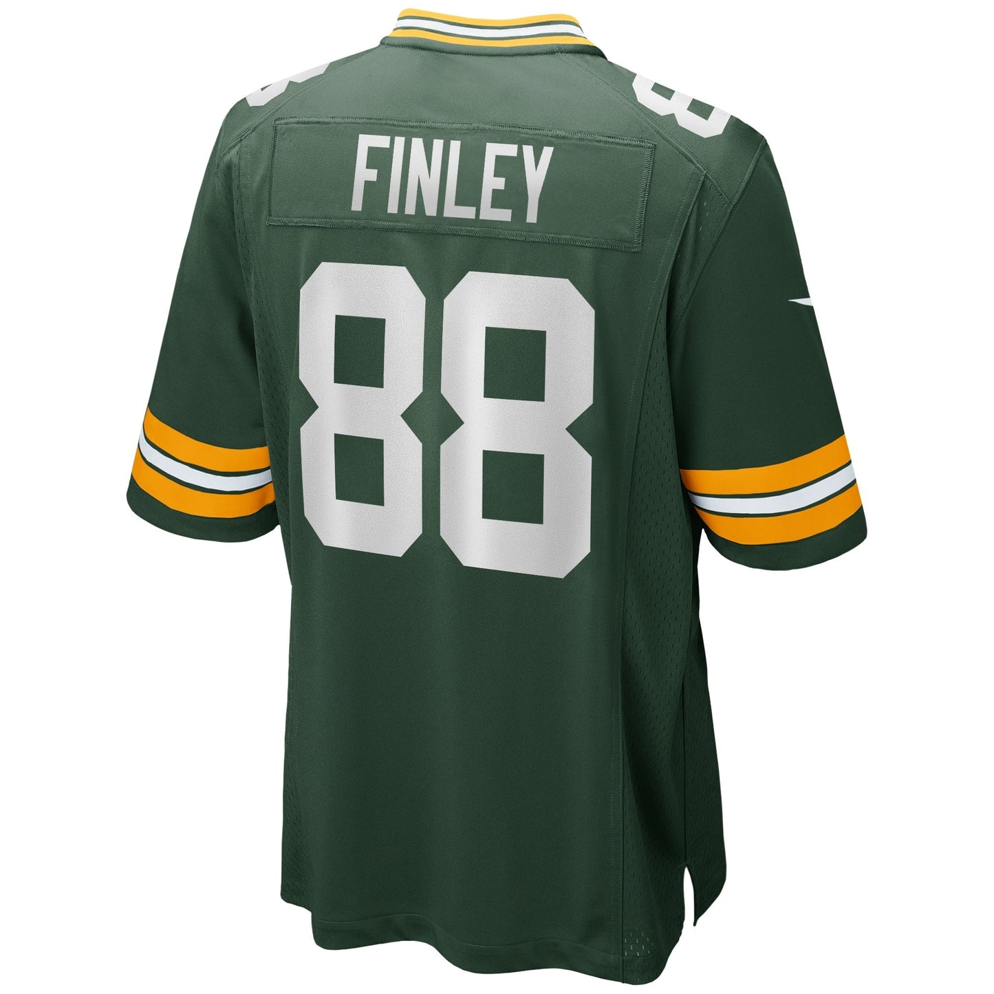 Jermichael Finley Green Bay Packers Game Retired Jersey - Green football jersey product view 3