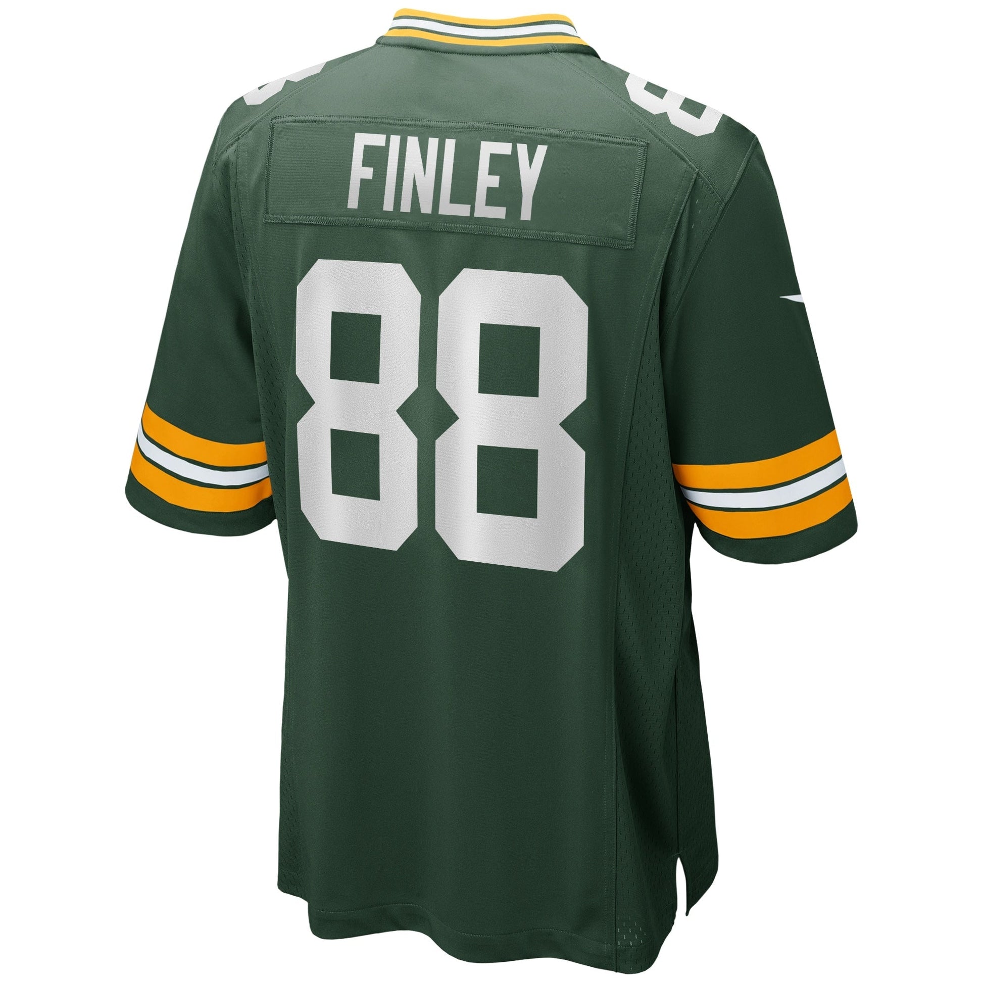 Jermichael Finley Green Bay Packers Game Retired Jersey - Green football jersey product view 3