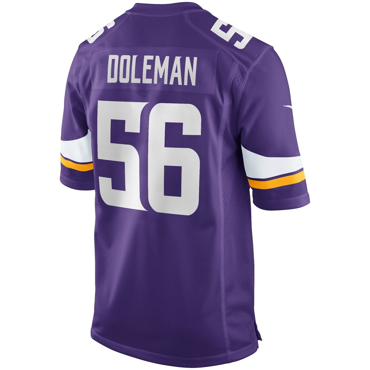 Chris Doleman Minnesota Vikings Game Retired Jersey - Purple football jersey product view 3