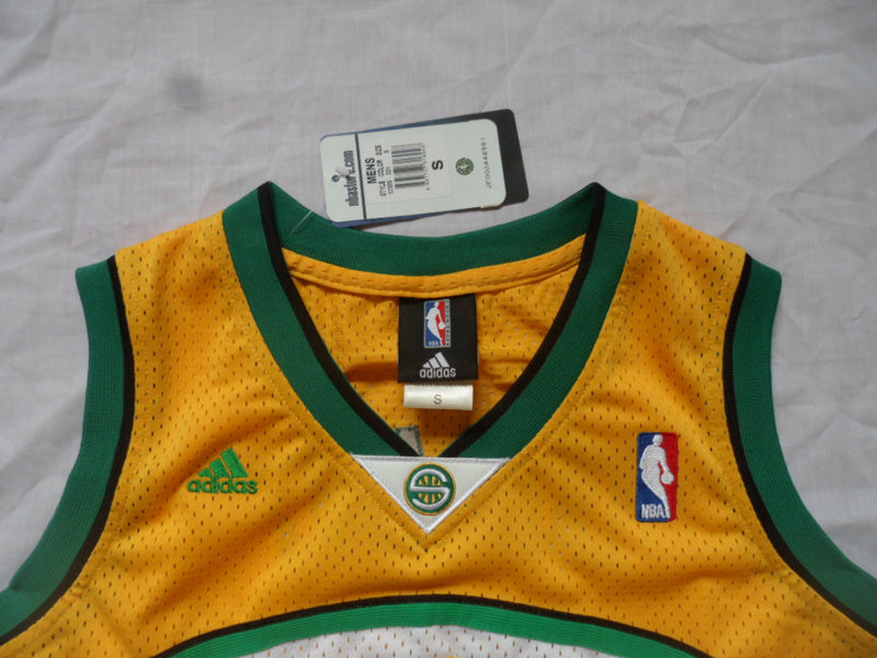 SuperSonics No. 35 Durant Yellow Retro Fan Edition New Fabric Jersey basketball jersey product view 3