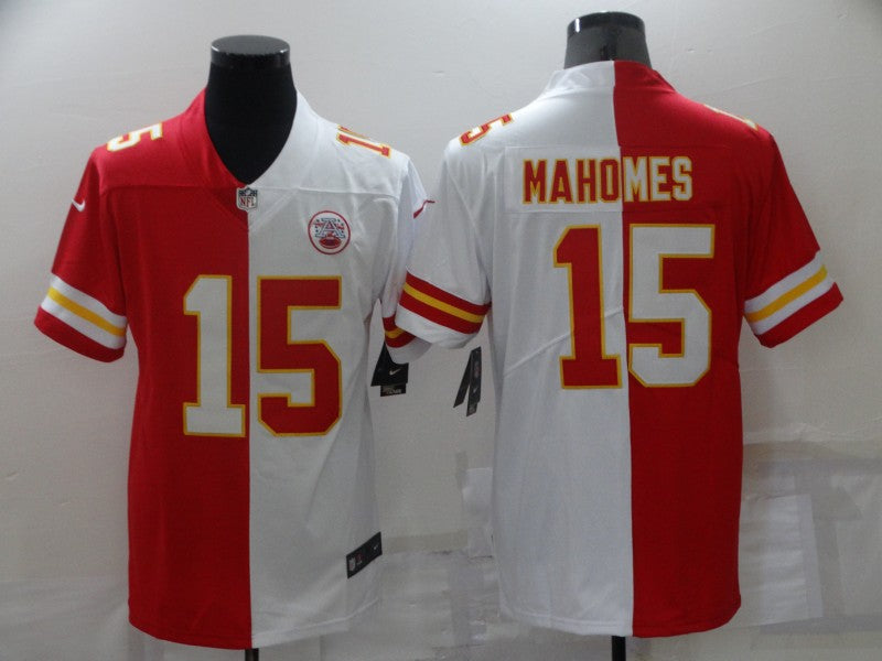 Men's Kansas City Chiefs Patrick Mahomes Red/White Game Jersey football jersey product view 1