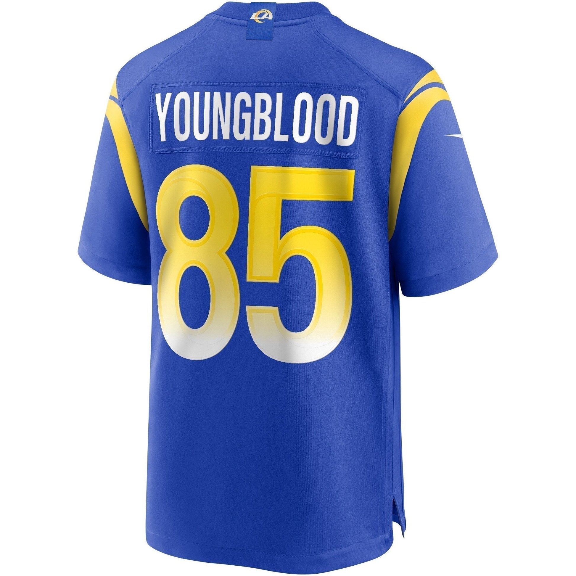 Jack Youngblood Los Angeles Rams Game Retired Jersey - Royal football jersey product view 3