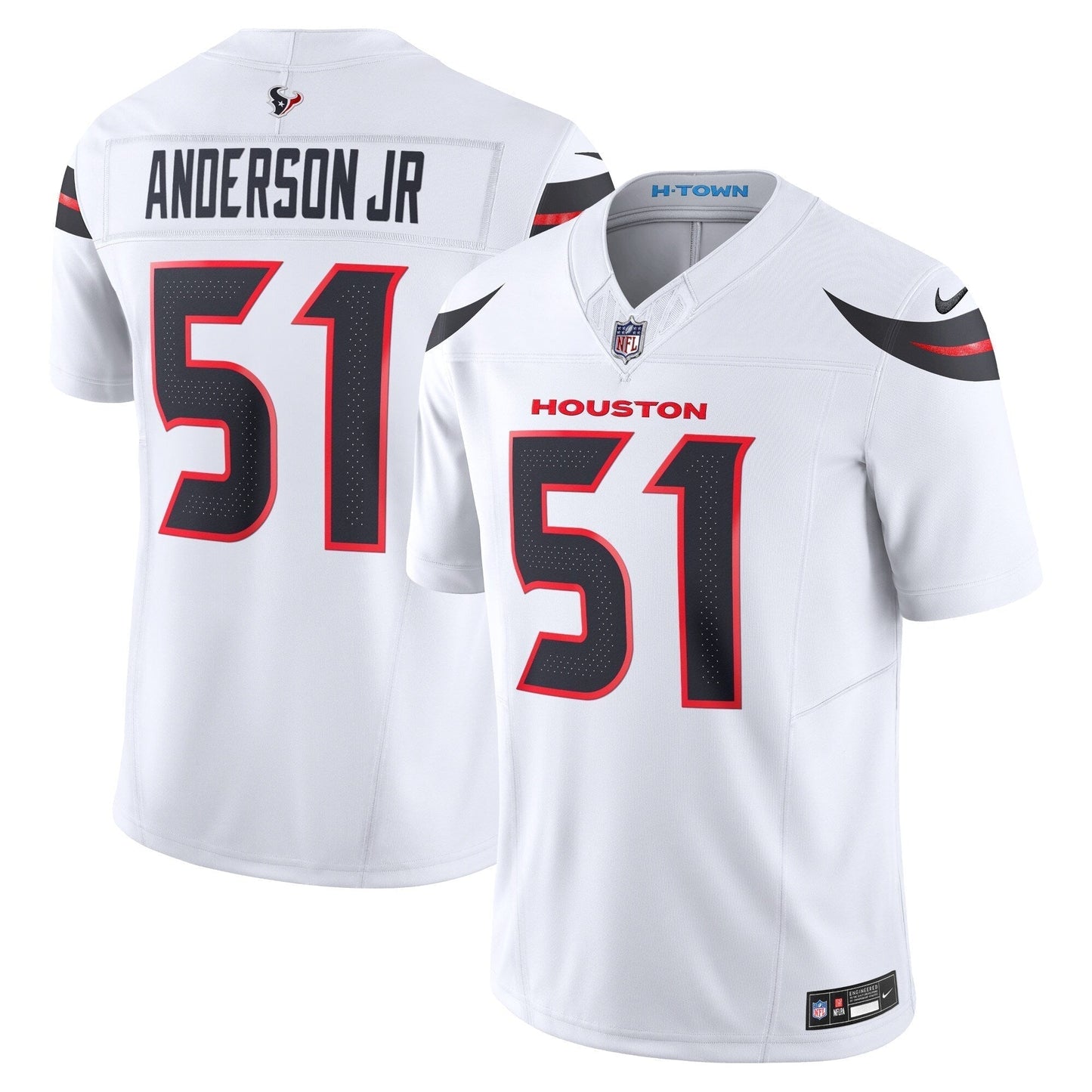 Will Anderson Jr. Houston Texans Vapor F.U.S.E. Limited Jersey - White football jersey product view 1