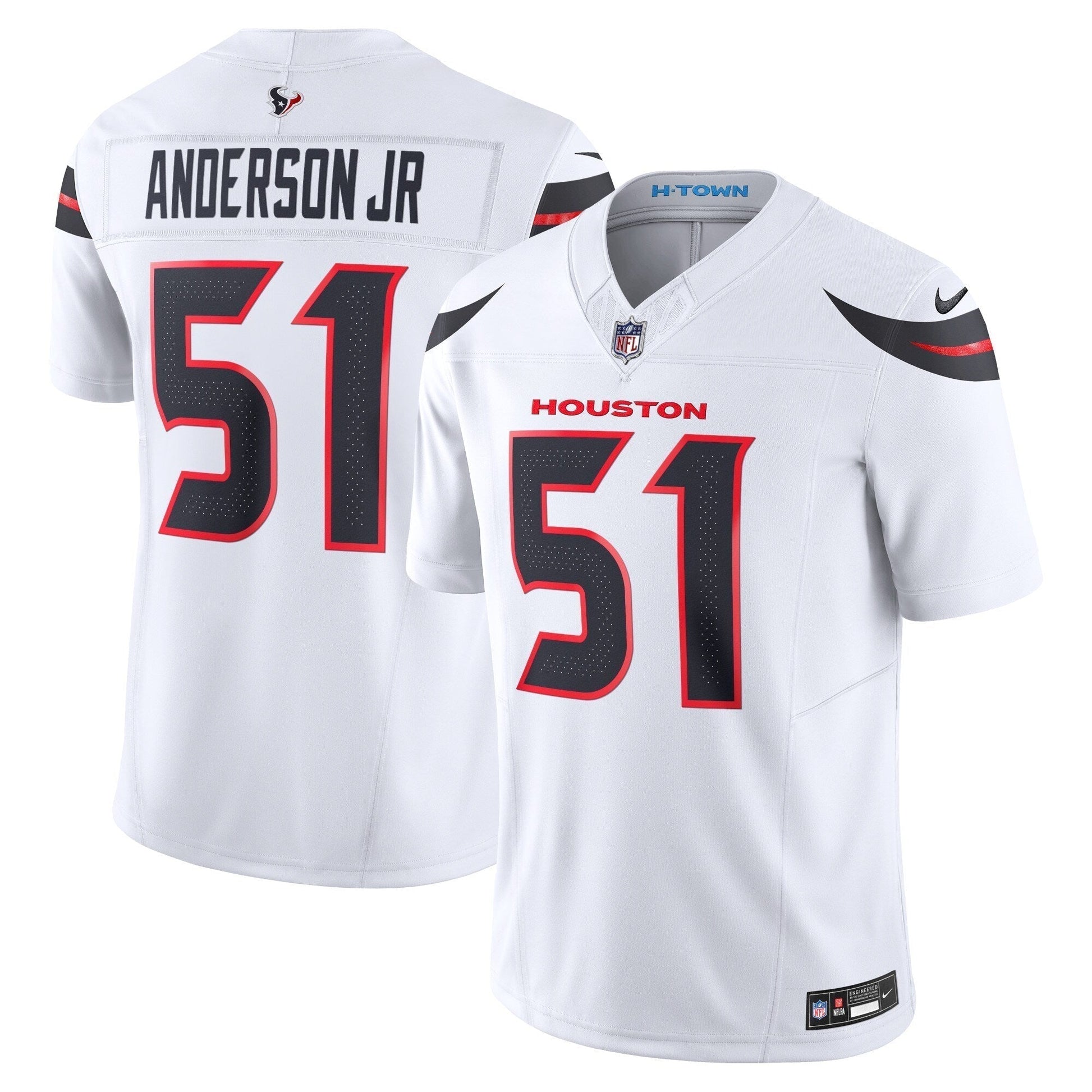 Will Anderson Jr. Houston Texans Vapor F.U.S.E. Limited Jersey - White football jersey product view 1
