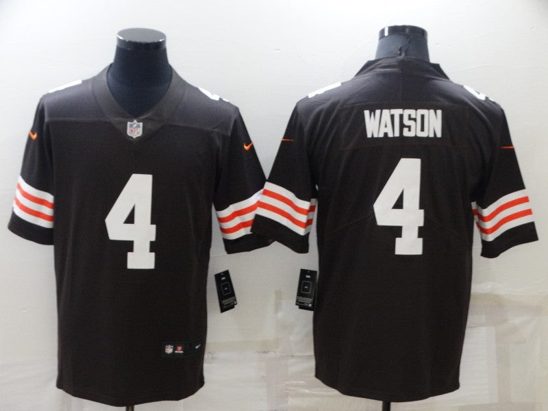 Men's Cleveland Browns Deshaun Watson #4 Brown Legend Jersey1 football jersey product view 1