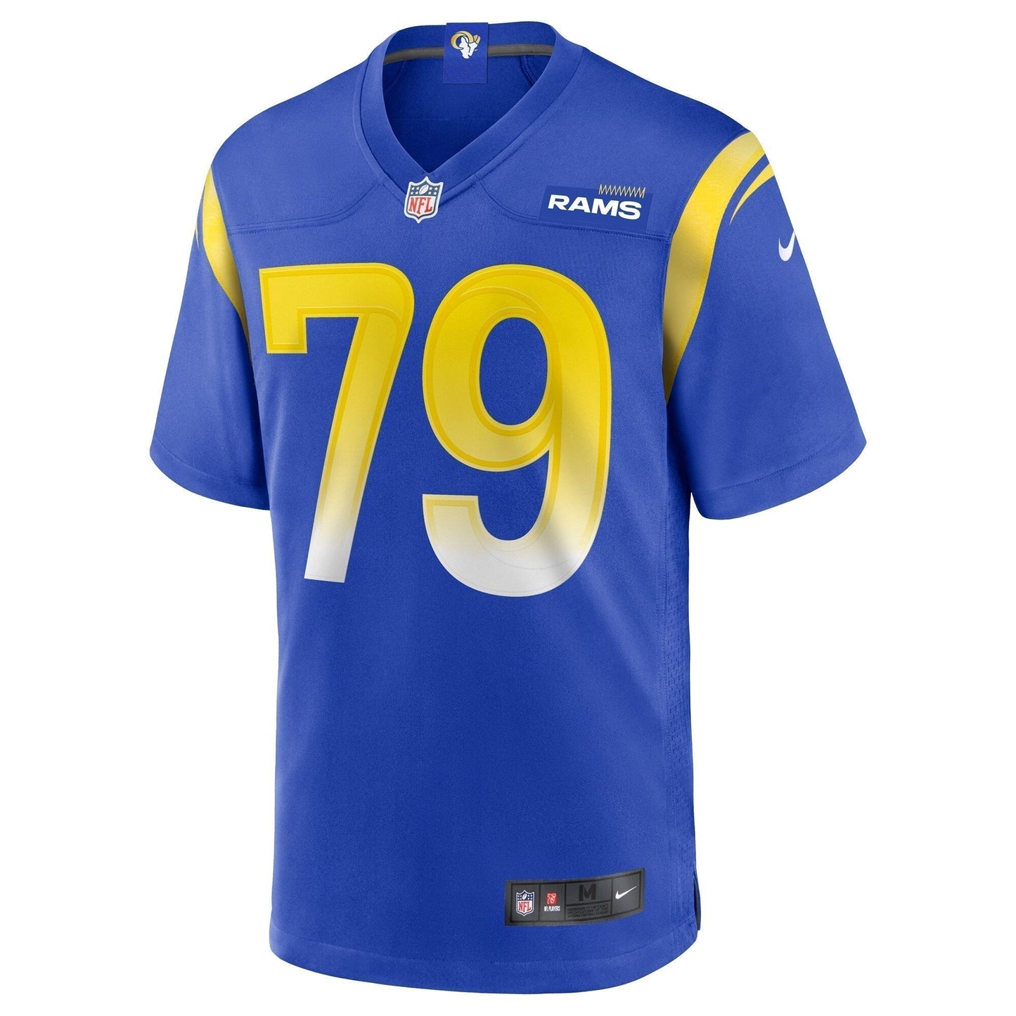 Rob Havenstein Los Angeles Rams Game Jersey - Royal football jersey product view 2