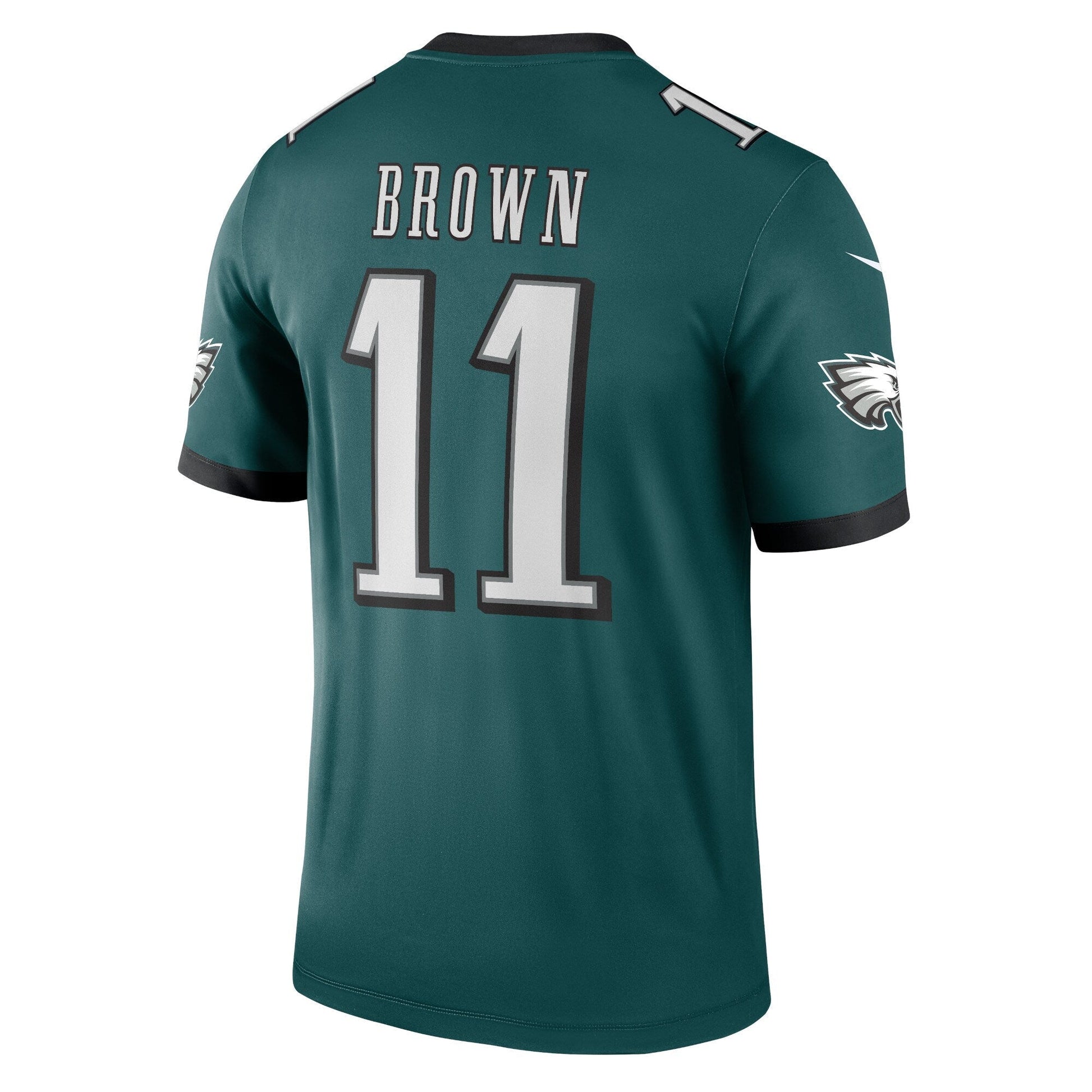 Philadelphia Eagles A.J. Brown Green Legend Player Performance Top football jersey product view 2
