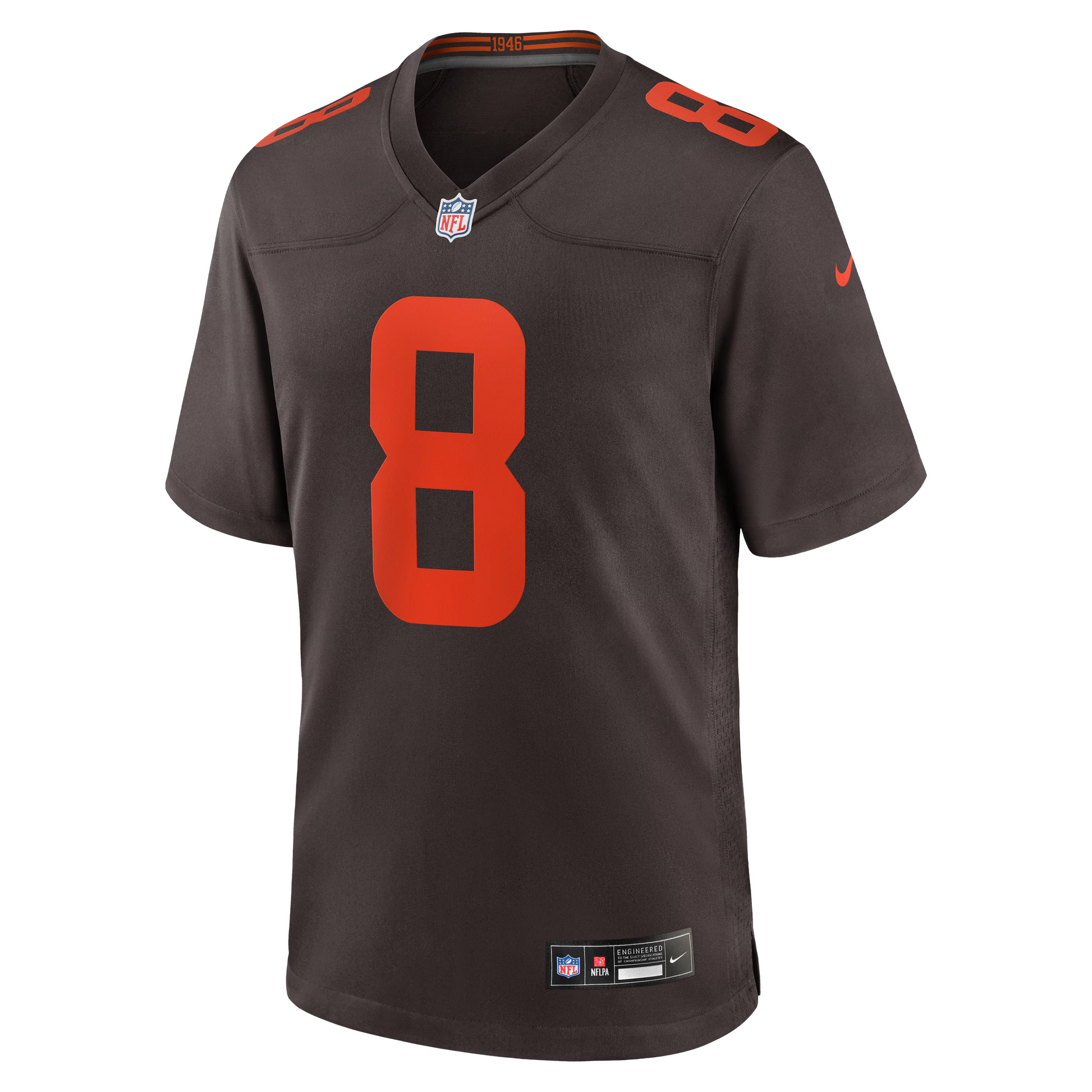 Cleveland Browns Dillon Gabriel Brown Alpha Dawg Game Jersey football jersey product view 1
